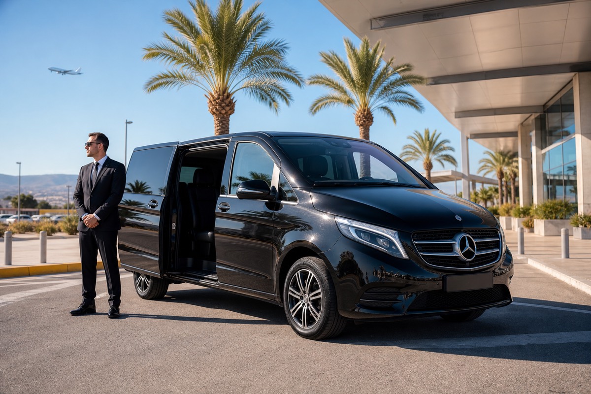 Private Heraklion Airport transfer minivan with chauffeur in Crete